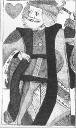Early English king of hearts